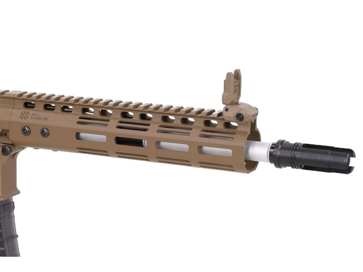 Noveske x EMG N4 Gen.3 SHORTY Cyma Platinum Gen.2 AEG Assault Rifle 10.5" - Tan 6 Noveske x EMG N4 Gen.3 SHORTY Cyma Platinum Gen.2 AEG Assault Rifle 10.5" - Tan 6