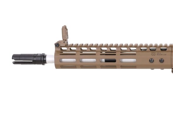 Noveske x EMG N4 Gen.3 SHORTY Cyma Platinum Gen.2 AEG Assault Rifle 10.5" - Tan 16 Noveske x EMG N4 Gen.3 SHORTY Cyma Platinum Gen.2 AEG Assault Rifle 10.5" - Tan 16