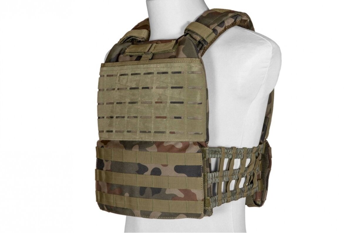 Plate Carrier MOLLE/Laser-Cut - WZ.93 Woodland Panther Plate Carrier MOLLE/Laser-Cut - WZ.93 Woodland Panther
