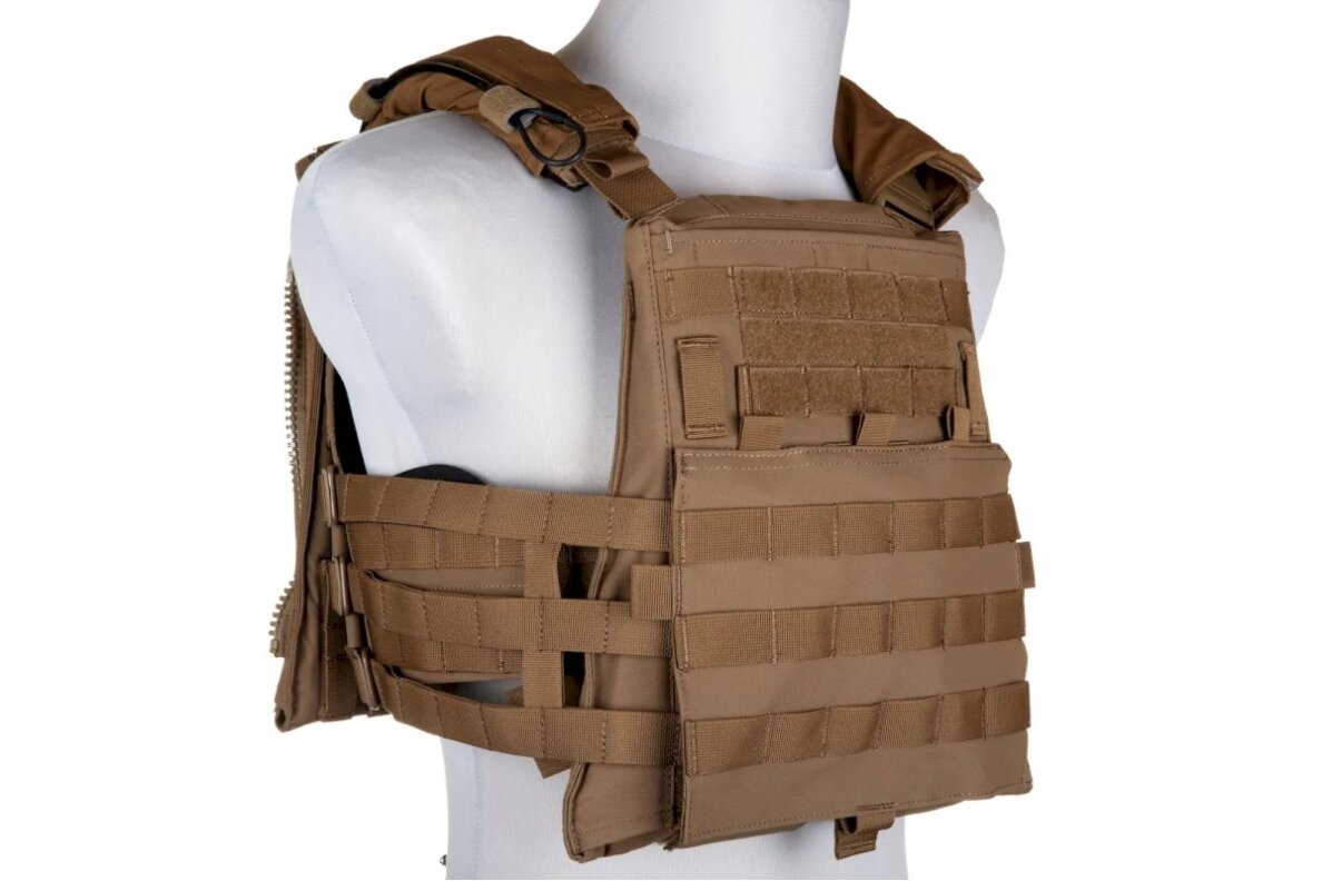 PRIMAL GEAR Plate Carrier Trias Tactical Vest Coyote Brown 2