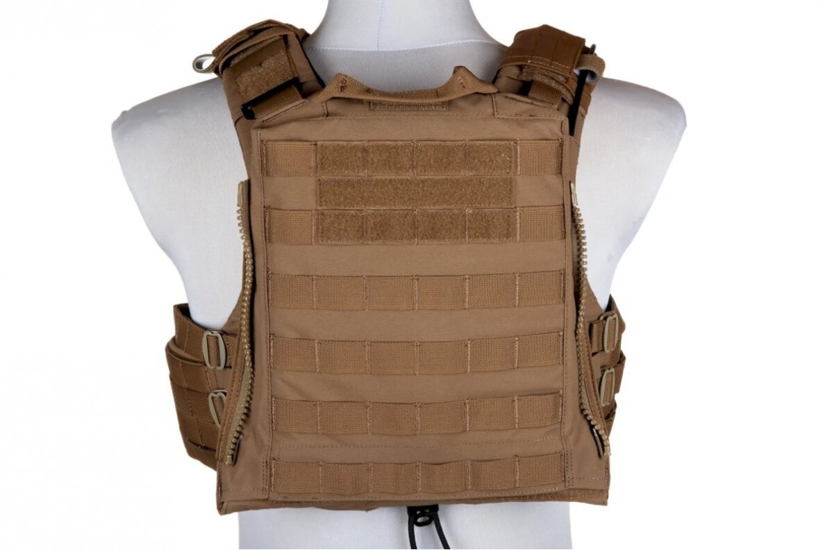 PRIMAL GEAR Plate Carrier Trias Tactical Vest Coyote Brown