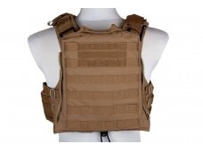 PRIMAL GEAR Plate Carrier Trias Tactical Vest Coyote Brown