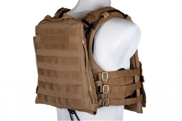 PRIMAL GEAR Plate Carrier Trias Tactical Vest Coyote Brown 1