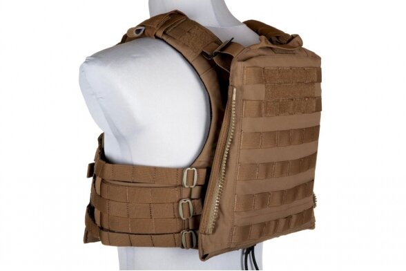 PRIMAL GEAR Plate Carrier Trias Tactical Vest Coyote Brown 3