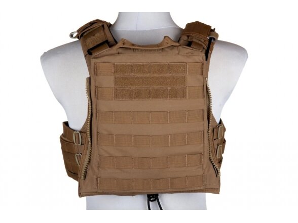 PRIMAL GEAR Plate Carrier Trias Tactical Vest Coyote Brown PRIMAL GEAR Plate Carrier Trias Tactical Vest Coyote Brown