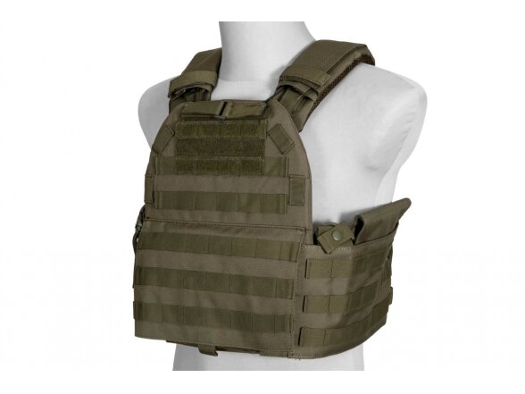 Quick Release Tactical Plate Carrier - olive green 5