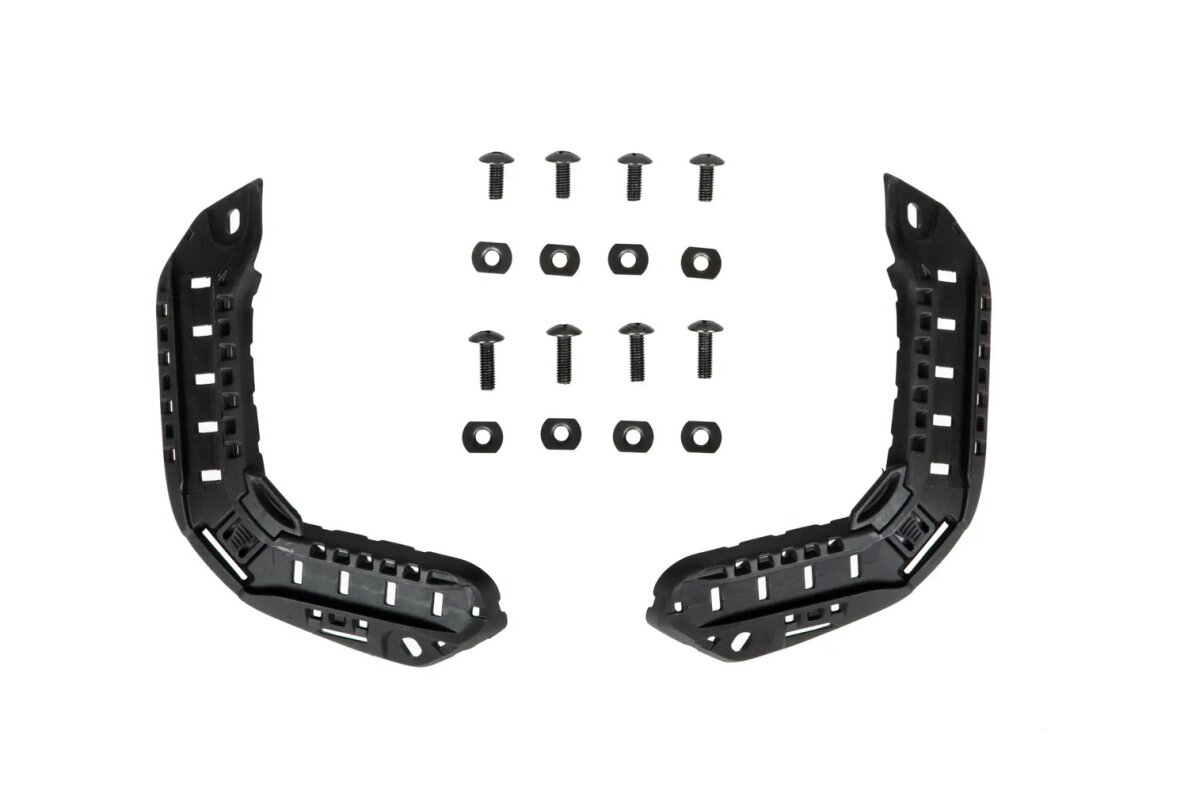 Rails set for Super High Cut helmet - Black 1 Rails set for Super High Cut helmet - Black 1