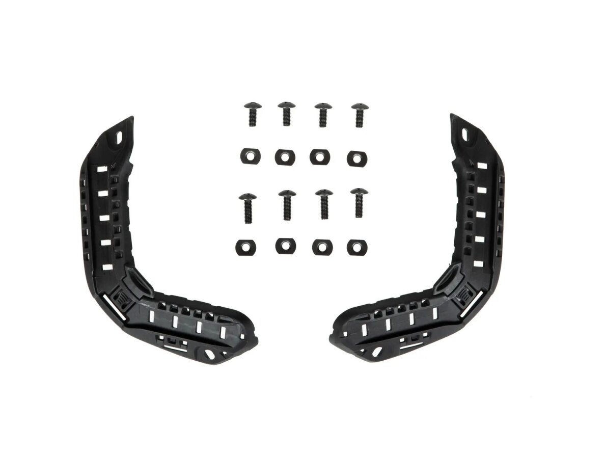 Rails set for Super High Cut helmet - Black 1 Rails set for Super High Cut helmet - Black 1