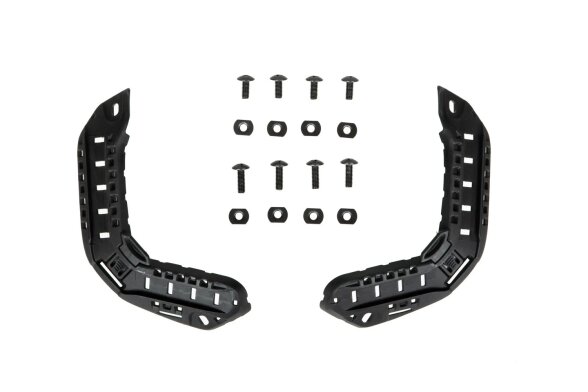 Rails set for Super High Cut helmet - Black 1 Rails set for Super High Cut helmet - Black 1