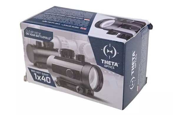 Red Dot 1x40 Reflex Sight Replica - Black 6