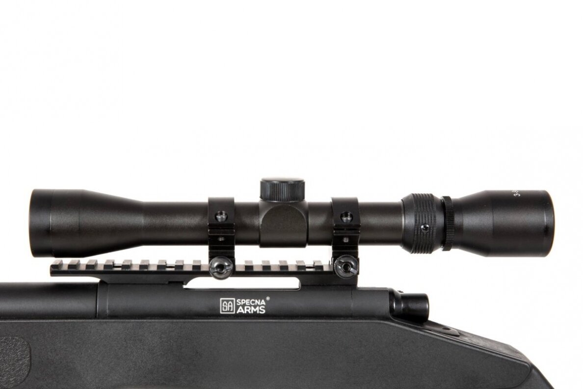 SA-S03 CORE™ Sniper Rifle Replica with Scope and Bipod - Black 6