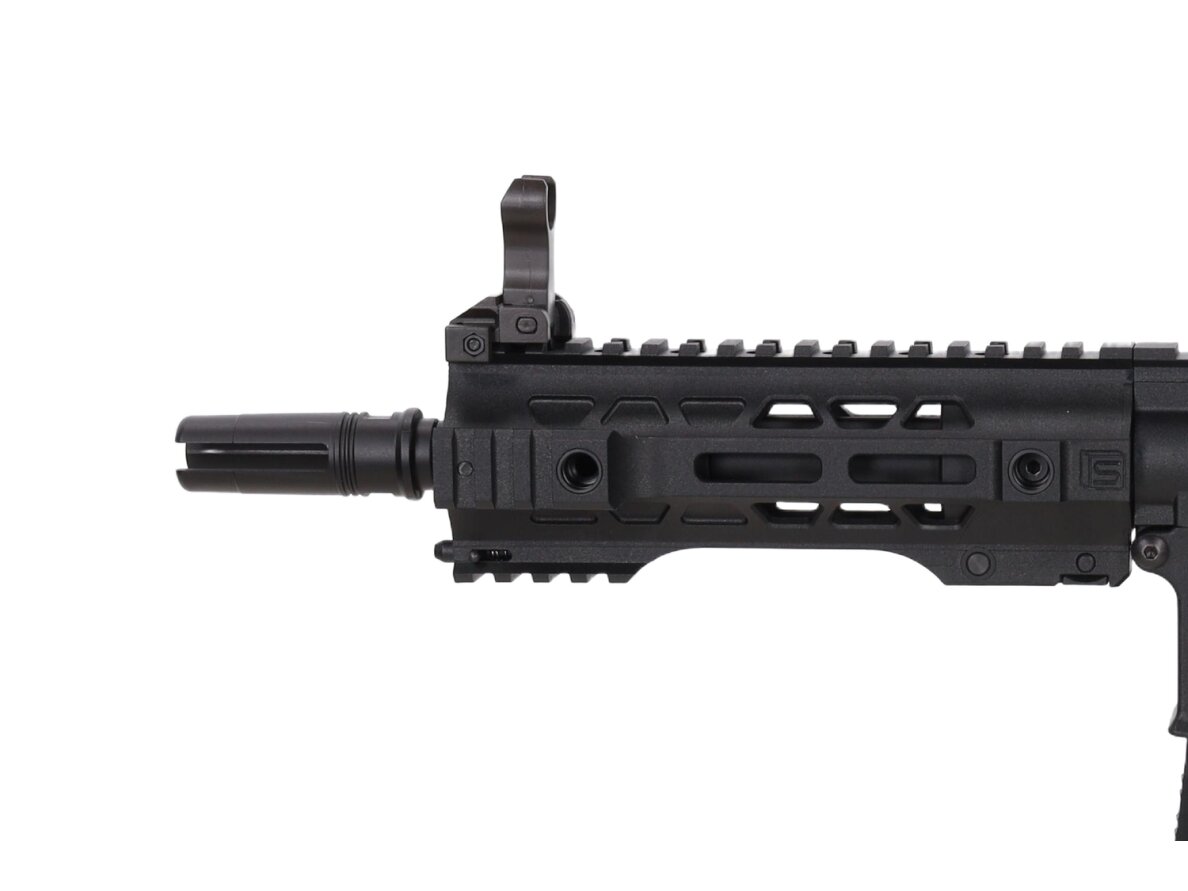 Salient Arms International x EMG M4/AR15 GRY 6.5" Cyma Platinum AEG Assault Rifle 8.2" – Black 9