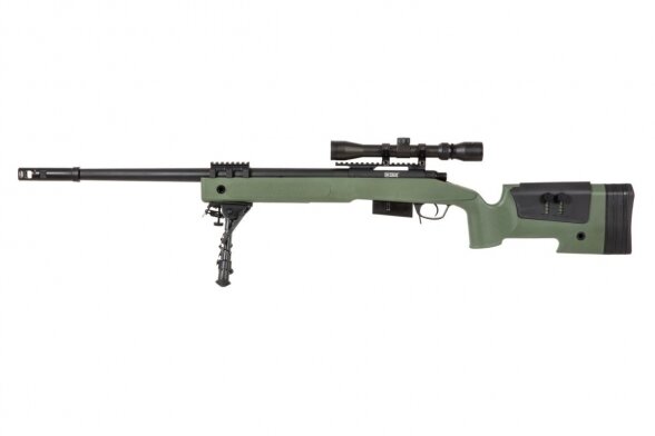 SA-S03 CORE™ Sniper Rifle Replica with Scope and Bipod - Olive Drab