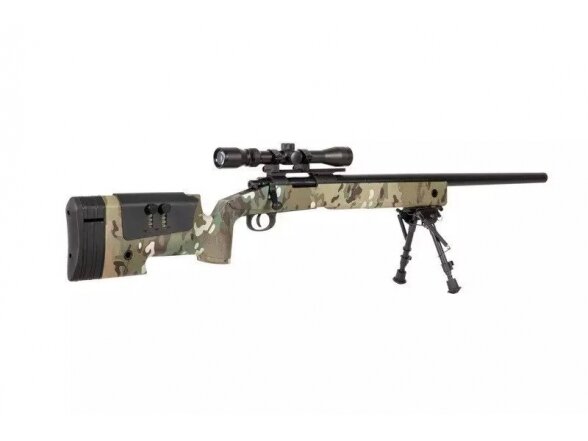 SA-S02 CORE™ High Velocity Sniper Rifle Replica with Scope and Bipod - MC 4 SA-S02 CORE™ High Velocity Sniper Rifle Replica with Scope and Bipod - MC 4