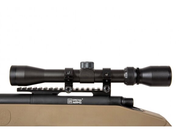 SA-S02 CORE™ Sniper Rifle Replica with Scope and Bipod - Tan 4 SA-S02 CORE™ Sniper Rifle Replica with Scope and Bipod - Tan 4