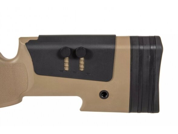 SA-S02 CORE™ Sniper Rifle Replica with Scope and Bipod - Tan 1 SA-S02 CORE™ Sniper Rifle Replica with Scope and Bipod - Tan 1
