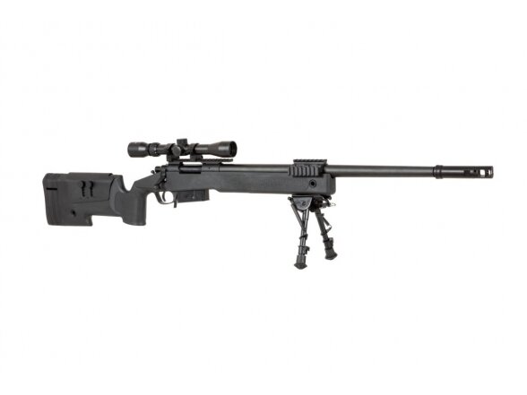 SA-S03 CORE™ Sniper Rifle Replica with Scope and Bipod - Black 10 SA-S03 CORE™ Sniper Rifle Replica with Scope and Bipod - Black 10