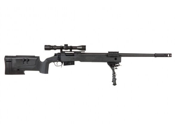 SA-S03 CORE™ Sniper Rifle Replica with Scope and Bipod - Black 8 SA-S03 CORE™ Sniper Rifle Replica with Scope and Bipod - Black 8