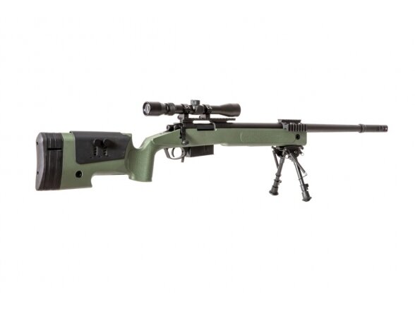 SA-S03 CORE™ Sniper Rifle Replica with Scope and Bipod - Olive Drab 5