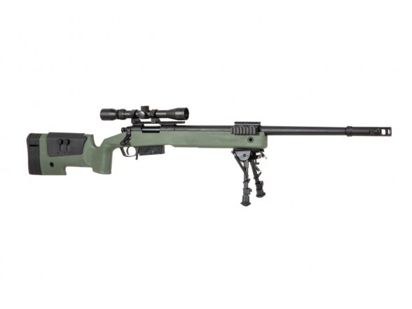 SA-S03 CORE™ Sniper Rifle Replica with Scope and Bipod - Olive Drab 1