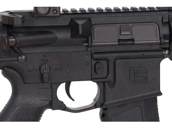 Salient Arms International x EMG M4/AR15 GRY 6.5" Cyma Platinum AEG Assault Rifle 8.2" – Black 15