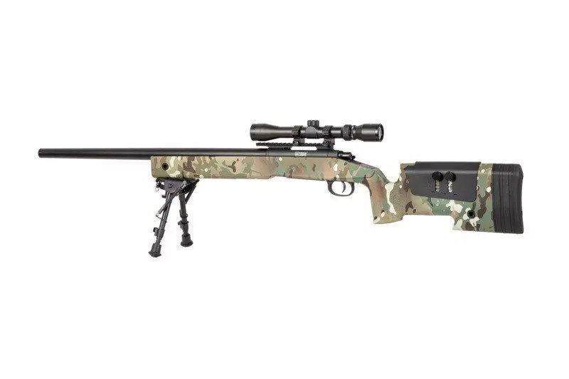SA-S02 CORE™ High Velocity Sniper Rifle Replica with Scope and Bipod - MC 8