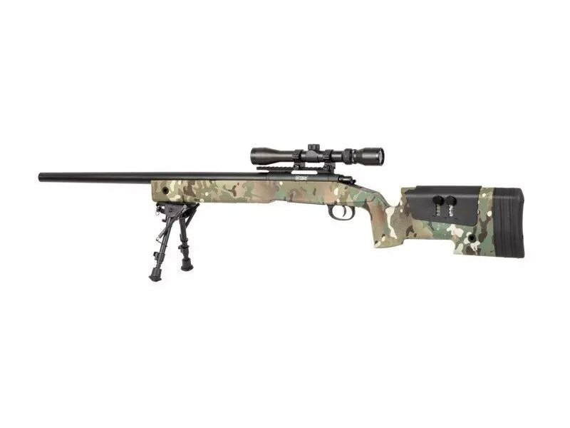 SA-S02 CORE™ High Velocity Sniper Rifle Replica with Scope and Bipod - MC 8 SA-S02 CORE™ High Velocity Sniper Rifle Replica with Scope and Bipod - MC 8
