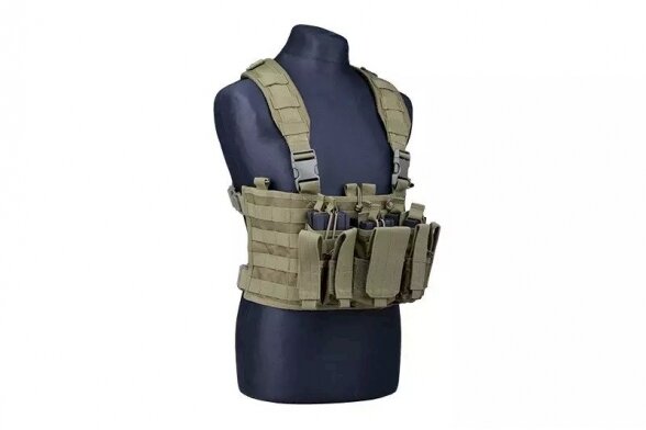 Scout Chest Rig Tactical Vest - Olive 4 Scout Chest Rig Tactical Vest - Olive 4