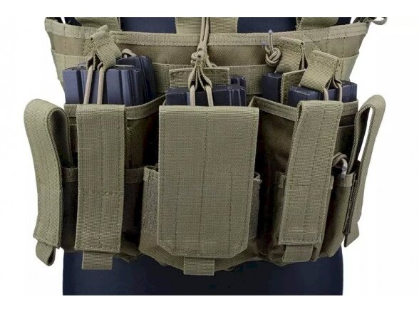 Scout Chest Rig Tactical Vest - Olive 7