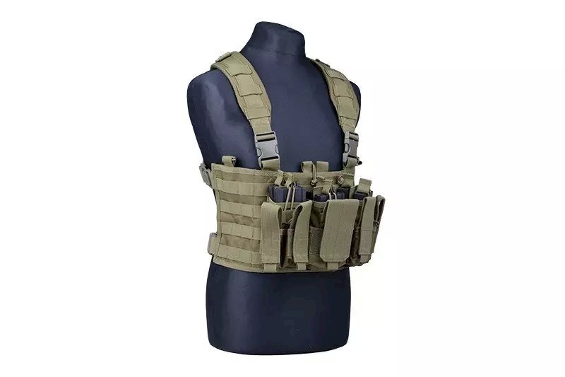 Scout Chest Rig Tactical Vest - Olive 4 Scout Chest Rig Tactical Vest - Olive 4