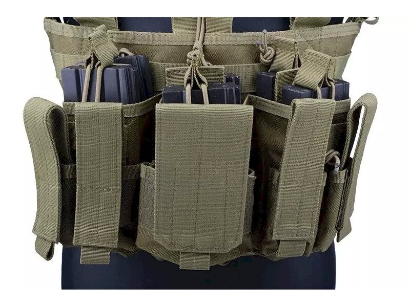 Scout Chest Rig Tactical Vest - Olive 7
