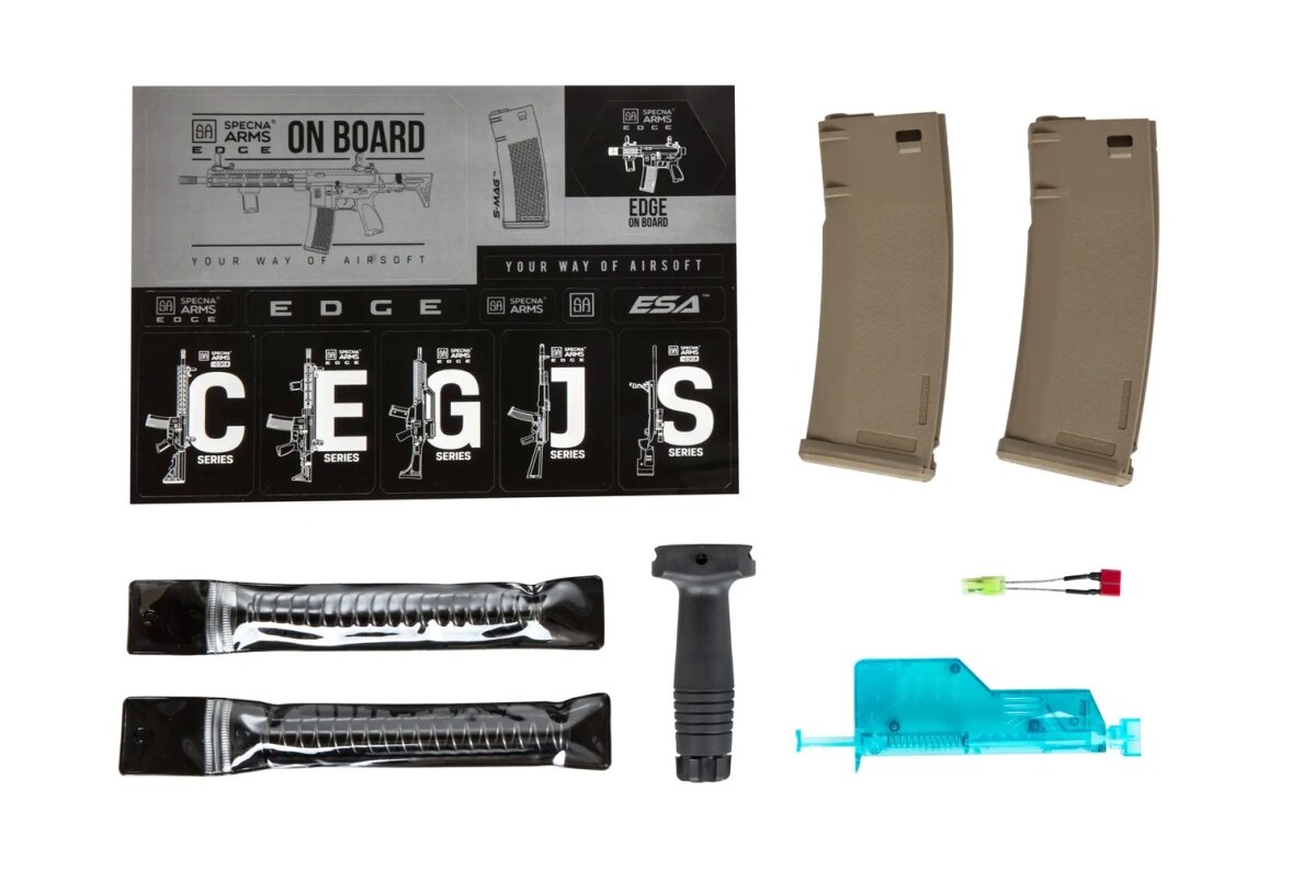 Specna Arms Daniel Defense® MK18 SA-P26 Prime™ Aster II ETU airsoft carbine with Chaos Bronze brushless motor 1