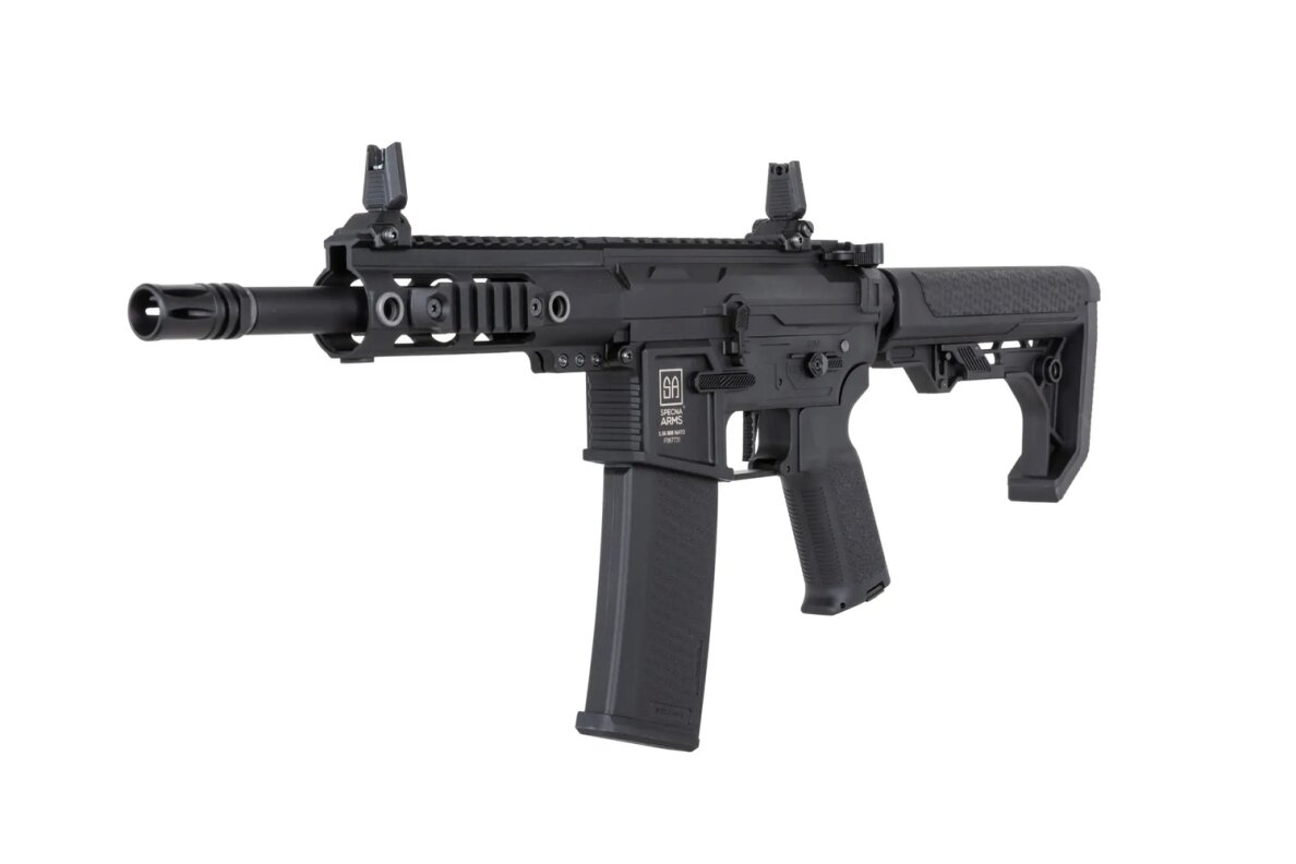 Specna Arms SA-F04-RL FLEX™ Gen.2 BLDC™ HAL ETU™ Light Ops Stock/New Receiver airsoft Carbine Black 18 Specna Arms SA-F04-RL FLEX™ Gen.2 BLDC™ HAL ETU™ Light Ops Stock/New Receiver airsoft Carbine Black 18