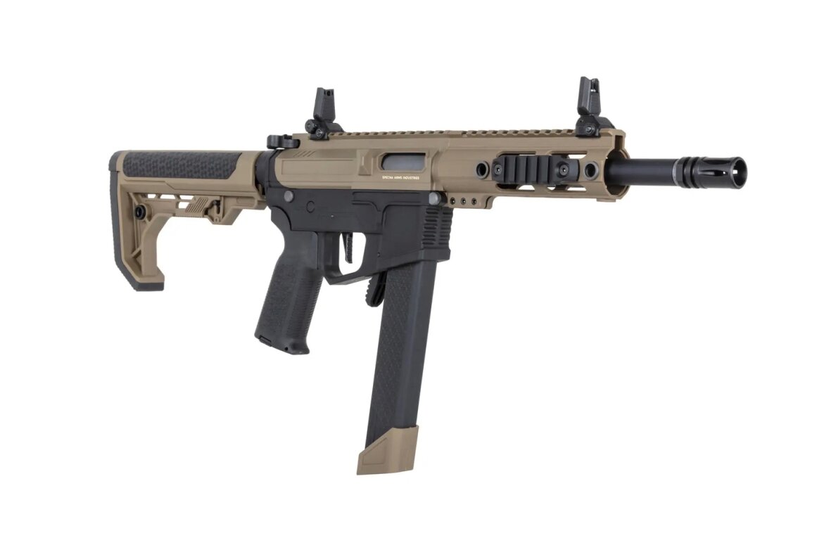 Specna Arms SA-FX01 FLEX™ Gen.2 BLDC™ HAL ETU Half-Tan airsoft Carbine 11