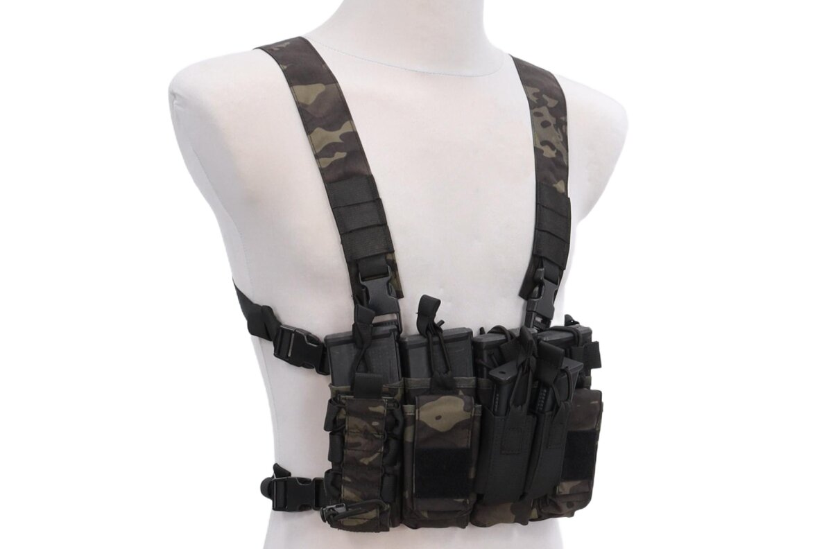 Specna Arms Tactical Adaptive Chest Rig Vest MC Black 2