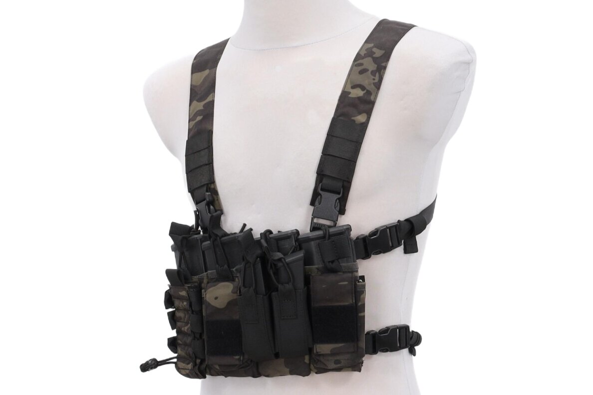 Specna Arms Tactical Adaptive Chest Rig Vest MC Black 4