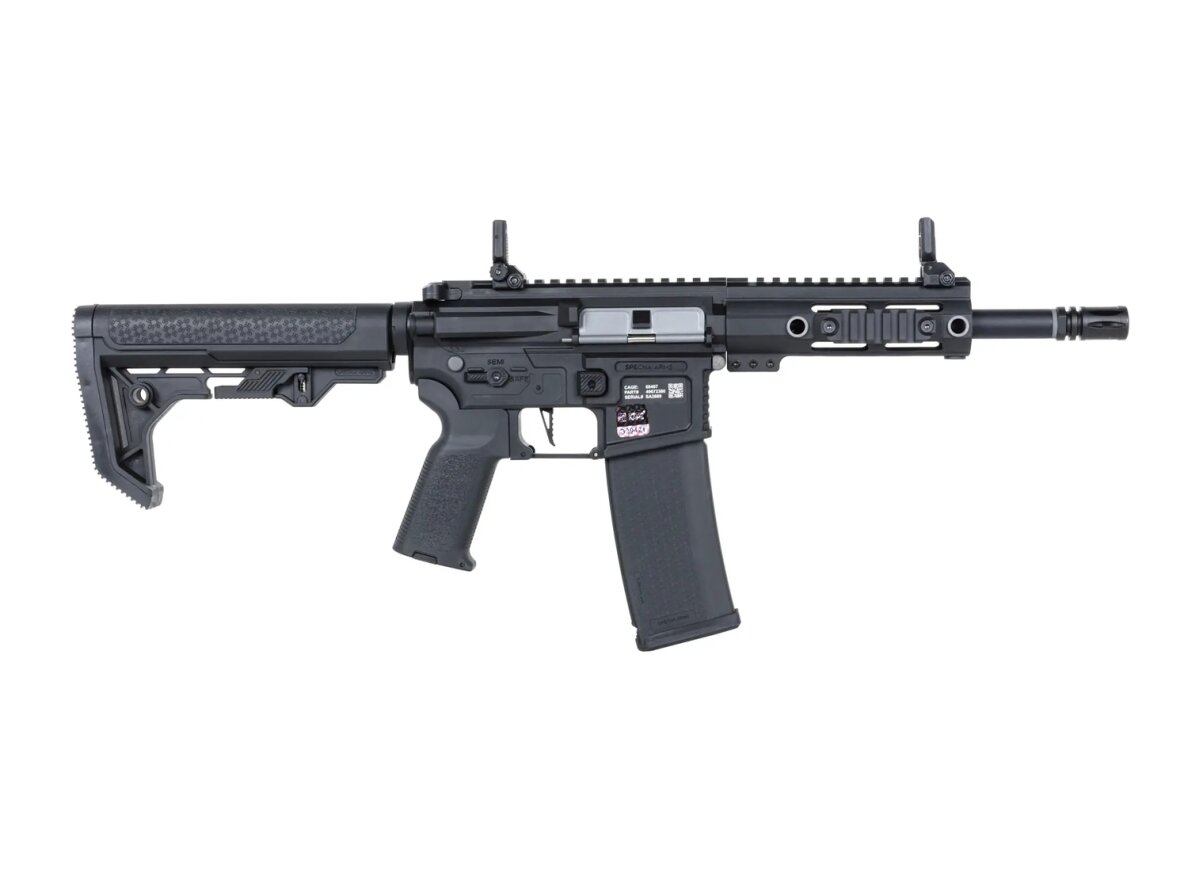 Specna Arms SA-F04-RL FLEX™ Light Ops Stock/ New Receiver HAL ETU™ Gen. 2 airsoft Carbine Black 15