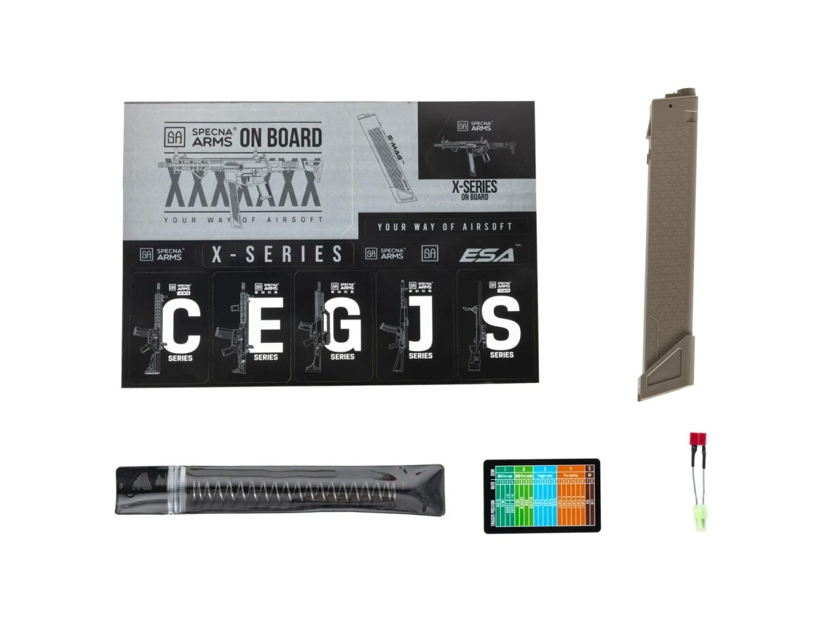 Specna Arms SA-FX01 FLEX™ HAL ETU Gen.2 Half-Tan airsoft Carbine 15 Specna Arms SA-FX01 FLEX™ HAL ETU Gen.2 Half-Tan airsoft Carbine 15
