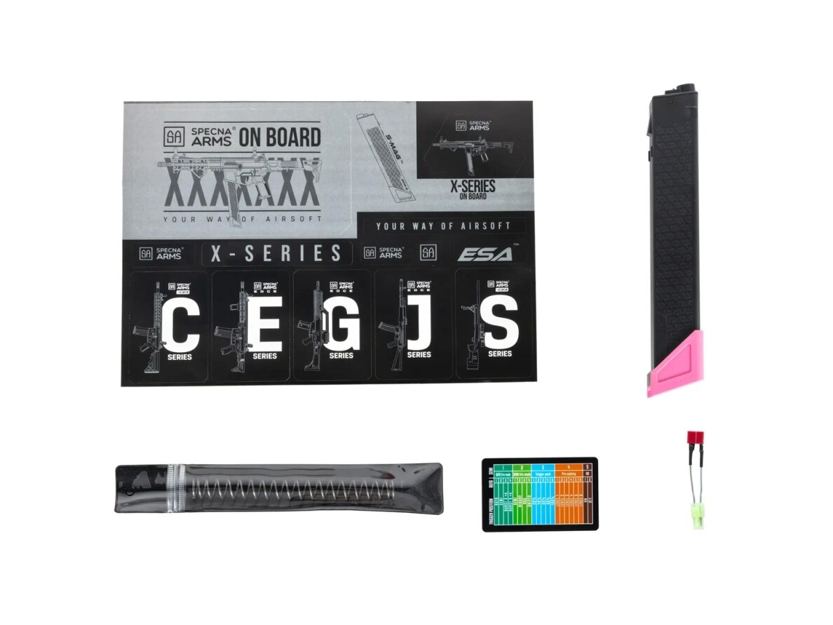 Specna Arms SA-FX02 FLEX™ Gen.2 HAL ETU Pink airsoft Carbine 5 Specna Arms SA-FX02 FLEX™ Gen.2 HAL ETU Pink airsoft Carbine 5