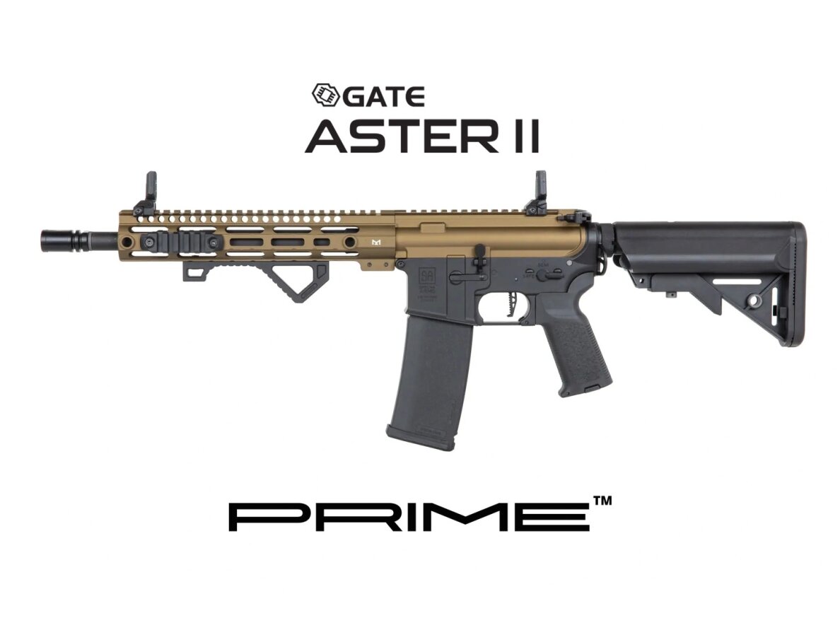 Specna Arms SA-P20 Prime™ Aster II ETU airsoft Carbine with Chaos Bronze brushless motor