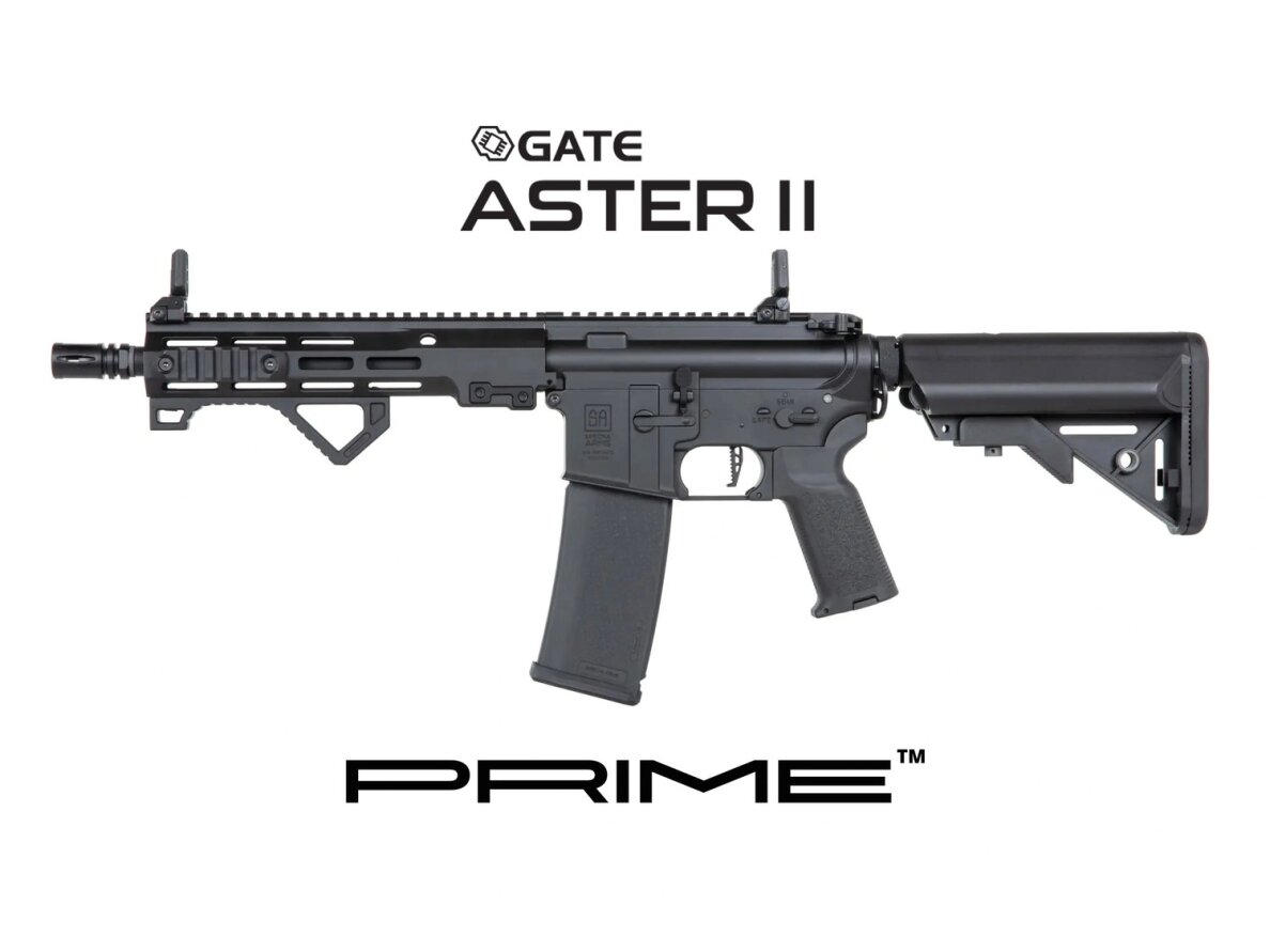 Specna Arms SA-P23 Prime™ Aster II ETU airsoft Carbine with Brushless Motor Black