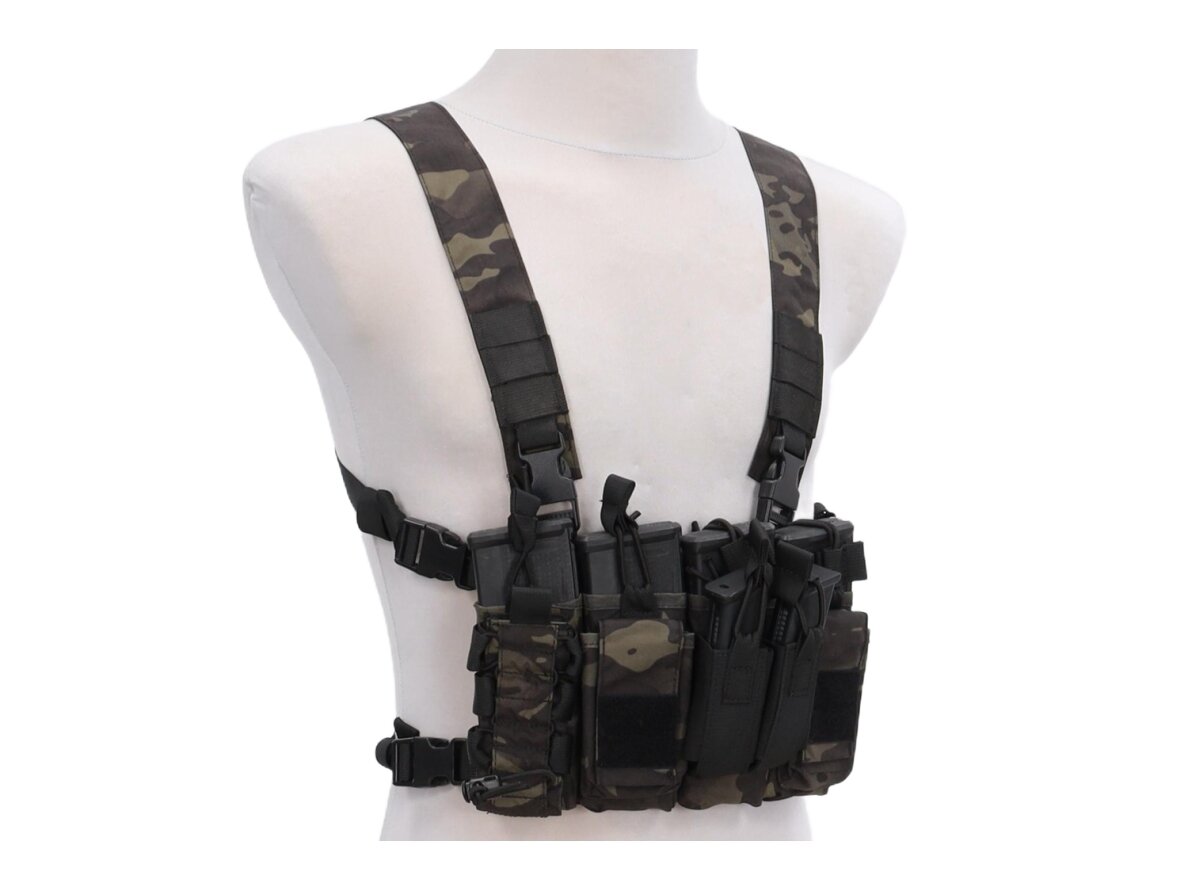 Specna Arms Tactical Adaptive Chest Rig Vest MC Black 2