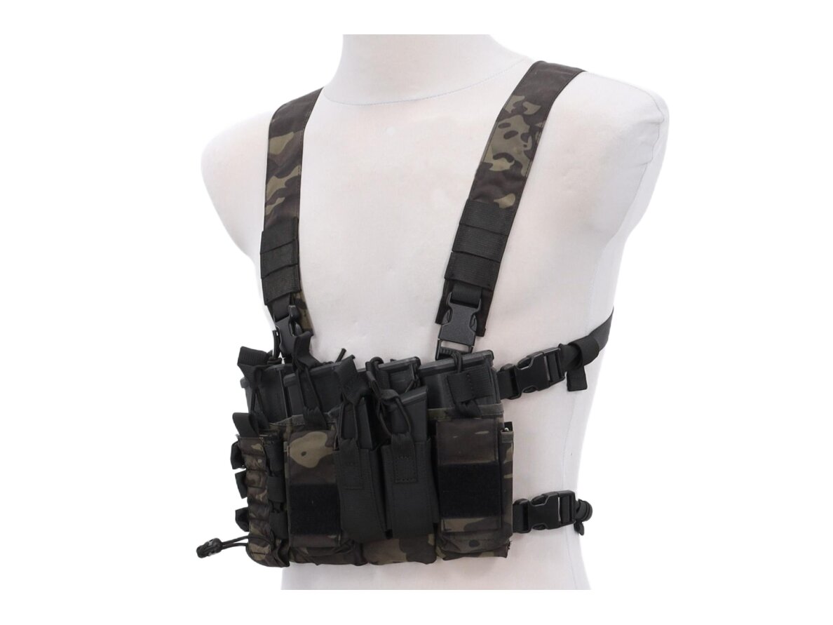 Specna Arms Tactical Adaptive Chest Rig Vest MC Black 4