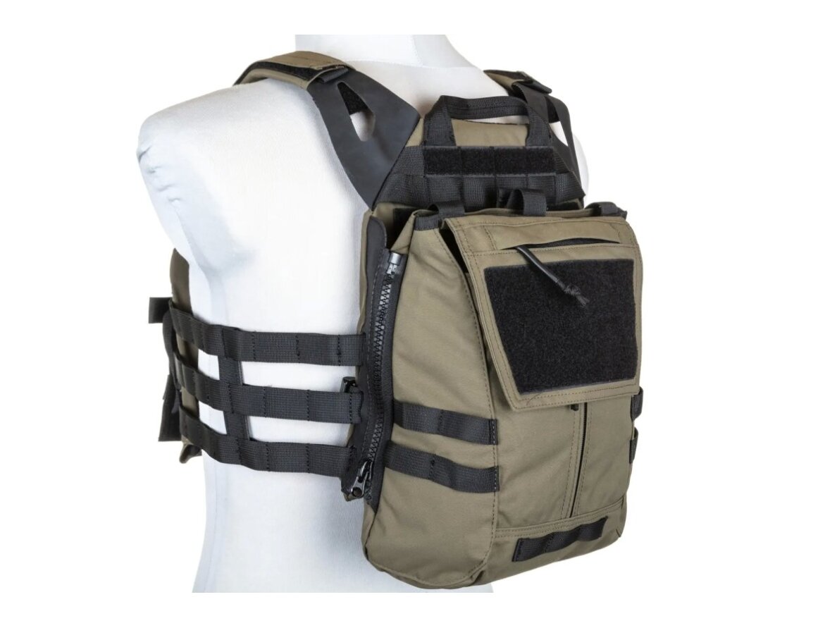 Specna Arms Tactical Plate Carrier type waistcoat with assault panel Ranger Green 2 Specna Arms Tactical Plate Carrier type waistcoat with assault panel Ranger Green 2
