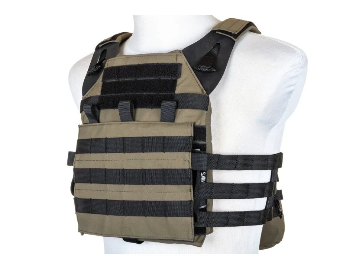 Specna Arms Tactical Plate Carrier type waistcoat with assault panel Ranger Green 3 Specna Arms Tactical Plate Carrier type waistcoat with assault panel Ranger Green 3
