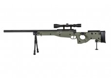 Specna Arms SA-S14 sniper airsoft rifle with scope and bipod Olive