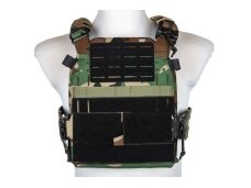 Specna Arms Tactical QR III Woodland Plate Carrier Vest