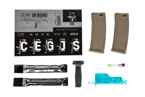 Specna Arms Daniel Defense® MK18 SA-P26 Prime™ Aster II ETU airsoft carbine with Chaos Bronze brushless motor 1