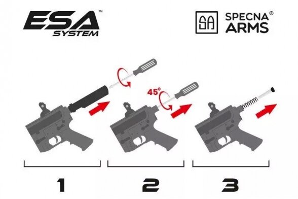 Specna Arms RRA SA-E03 EDGE™ HAL2 ™ carbine replica Black 10 Specna Arms RRA SA-E03 EDGE™ HAL2 ™ carbine replica Black 10
