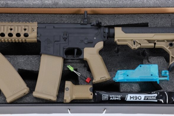 Specna Arms RRA SA-E05 EDGE™ HAL 2 ETU Light Ops Stock Gen. 2 Half-Tan airsoft Carbine 7 Specna Arms RRA SA-E05 EDGE™ HAL 2 ETU Light Ops Stock Gen. 2 Half-Tan airsoft Carbine 7